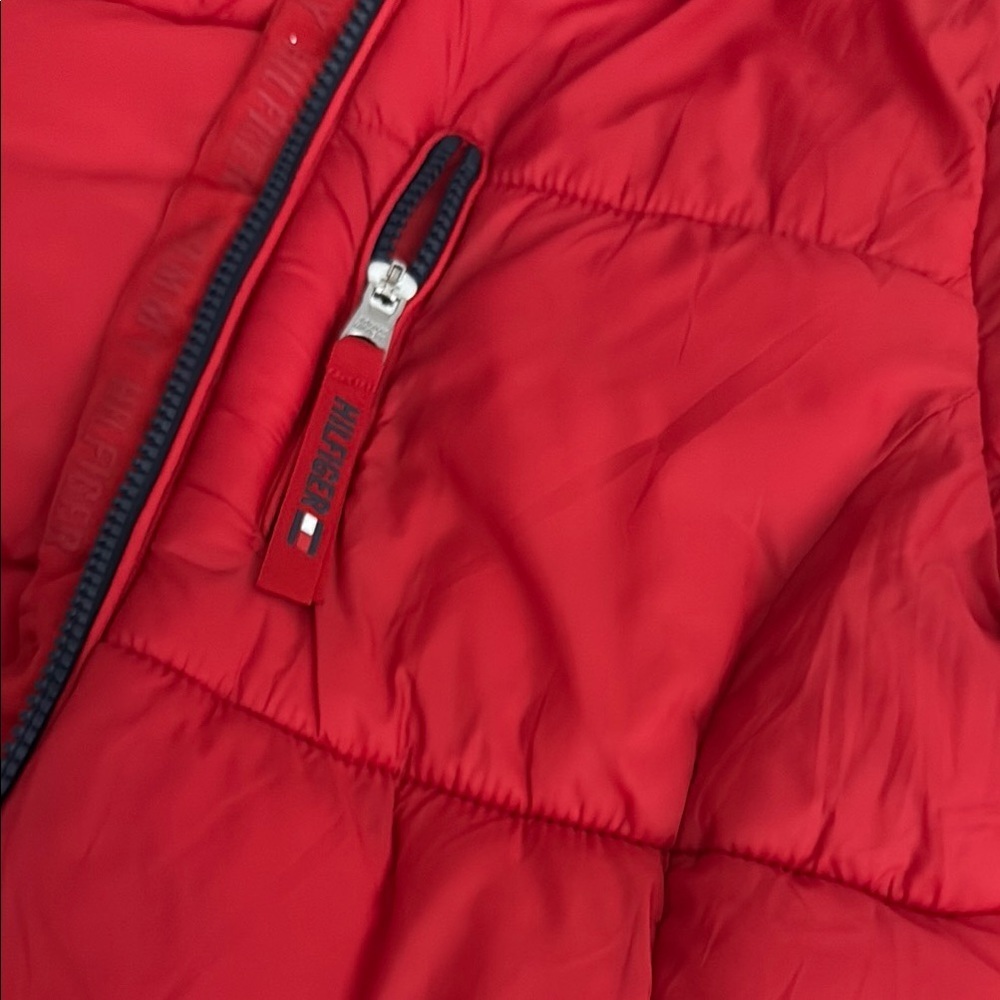 Tommy Hilfiger Vibrant Red Quilted Jacket - Medium NWT - Picture 7 of 10